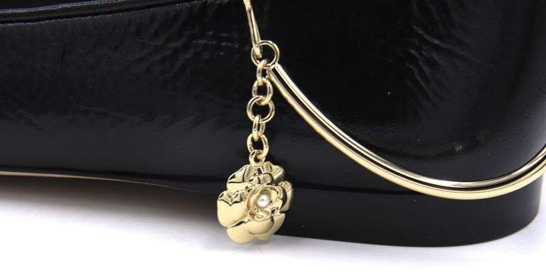 Chanel Ballerina CC Pearl around Shoes