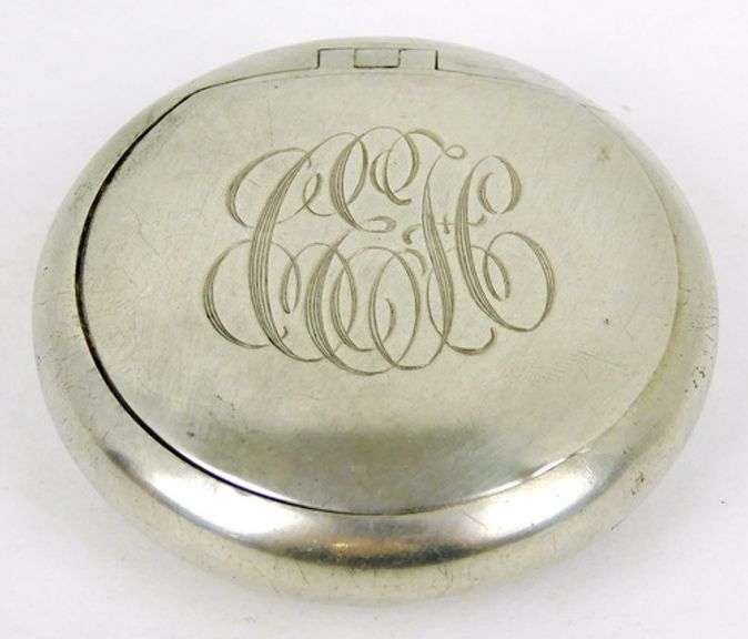 Antique Sterling Silver Compact