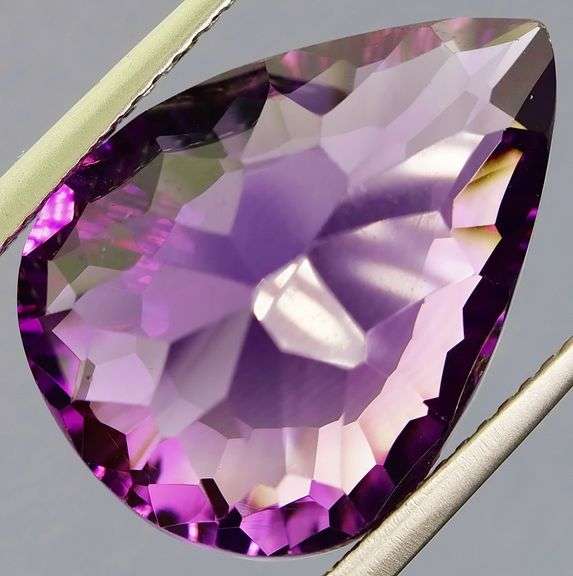 High grade 10.99ct concave cut Amethyst