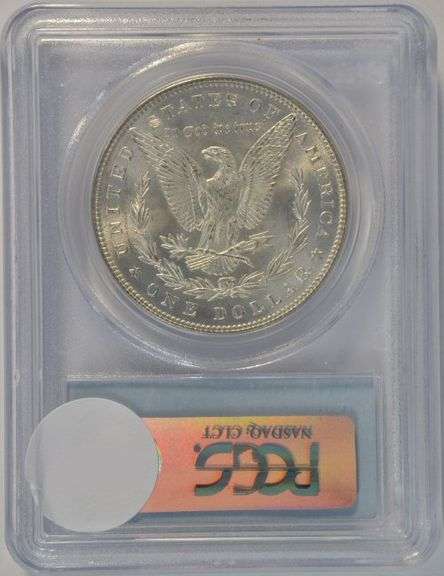 Better near Gem BU 1884 Morgan Silver Dollar. PCGS MS64