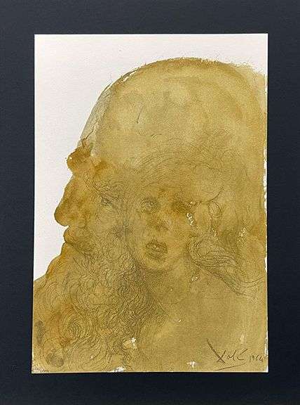 Rare Salvador Dali Biblia Sacra Lithograph Circa 1960's