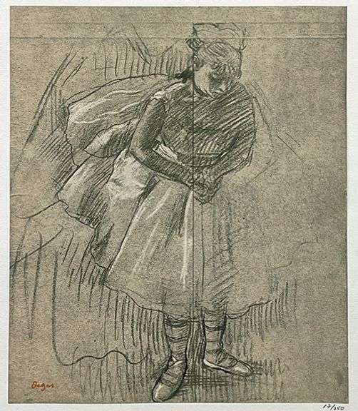 Extremely Rare and Collectible Antique Edgar Degas From Les Dessins de Degas Suite
