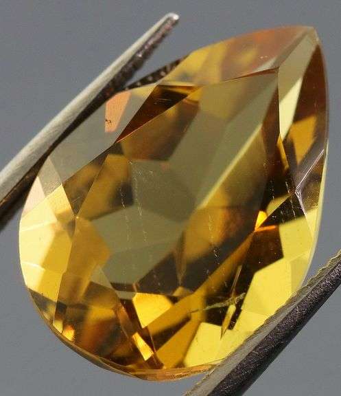 Awesome 5.04ct pear cut Citrine