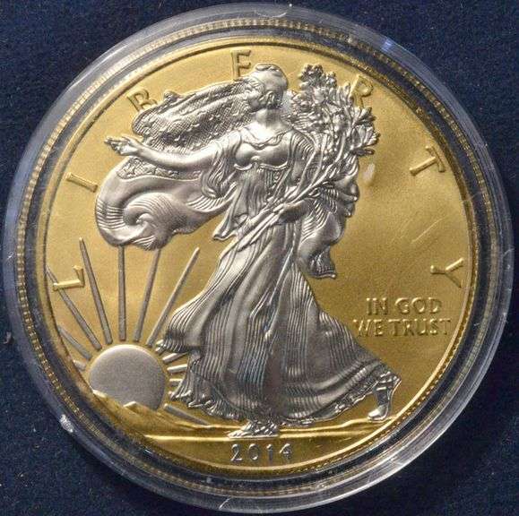 2014 Gold And Platinum Enhanced Silver Eagle