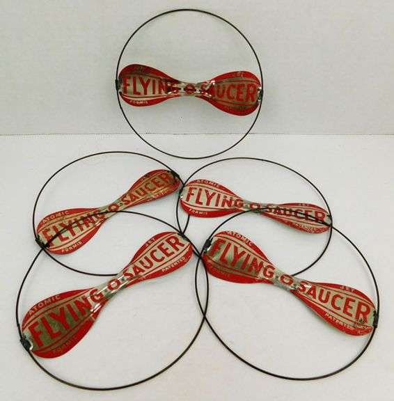 5 Atomic Jet Flying Saucers - Forms Only