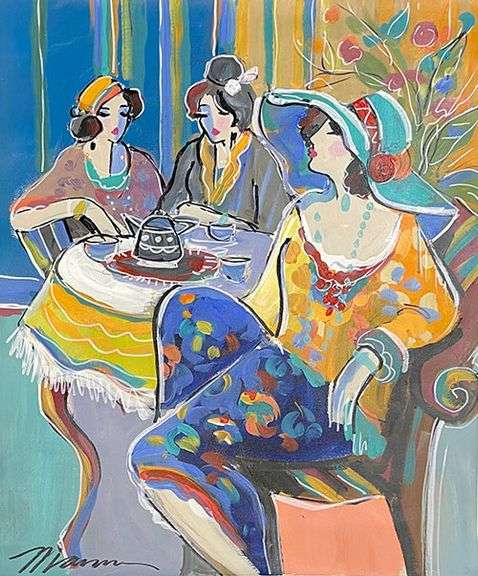 Spectacular Issac Maimon Original Painting on Canvas