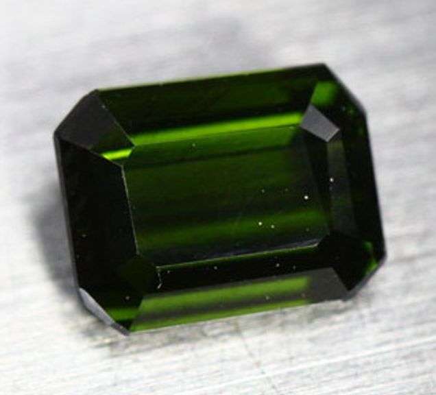 Elegant forest green 1.24ct natural green Tourmaline