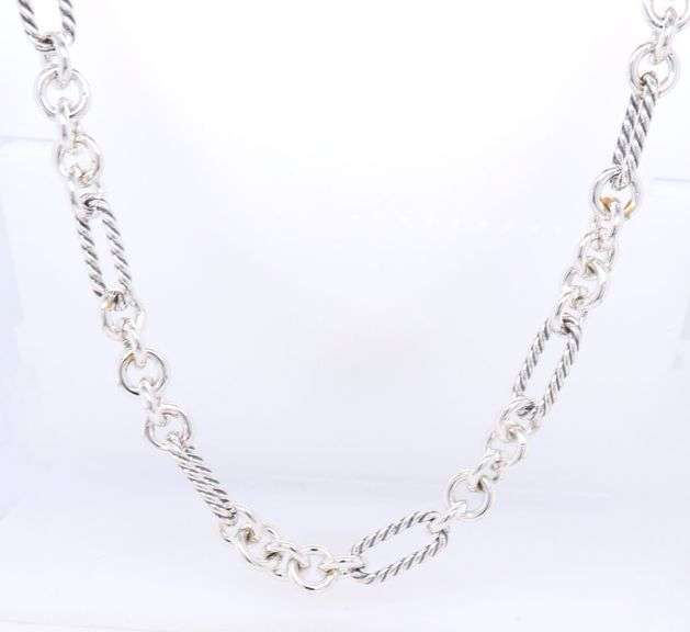 David Yurman Figaro Link Necklace