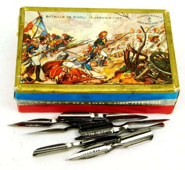 Vintage French Pen Nibs in Box
