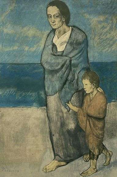 Rare Picasso, 'Mother and Child' Original Lithograph