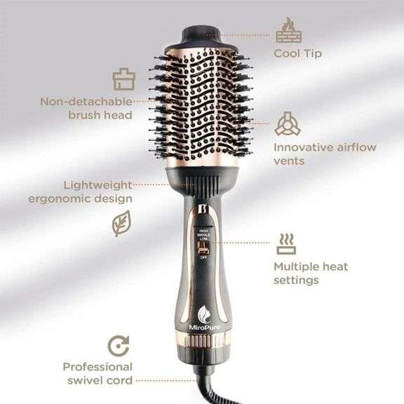 1-Step Hair Dryer Brush: Voluminous Shine