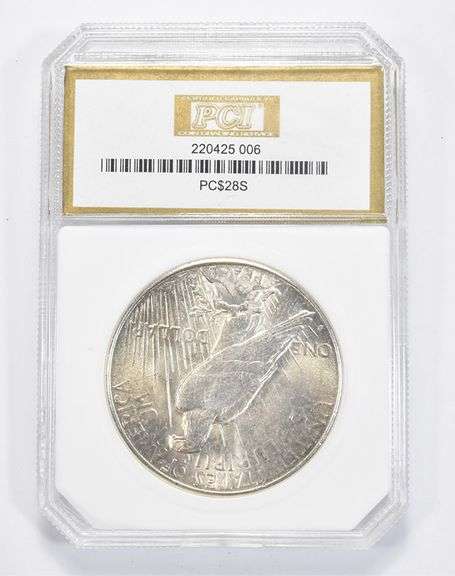 MS64 1928-S Peace Silver Dollar - Graded PCI