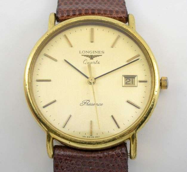Refined Longines Men's GP Quartz Watch