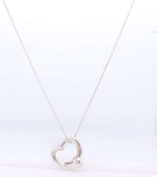 Tiffany & Co Elsa Peretti Open Heart Necklace