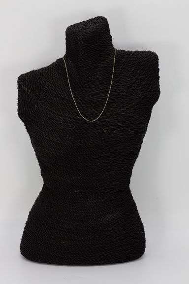 10k Yellow Gold Solid Singapore Rope Link Chain 1.1mm Necklace 18"