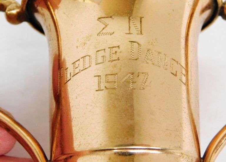 1947 Gold Plated Sorority Trophy Cup