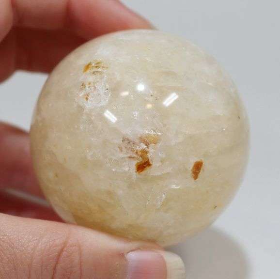 Really cool 1,415ct Quartz crystal sphere