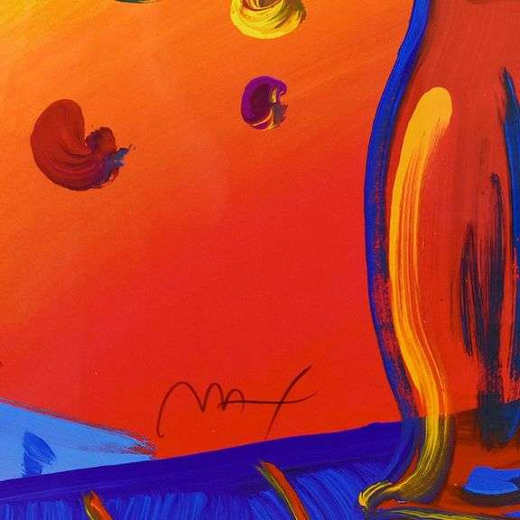 Vase of Flowers by Peter Max