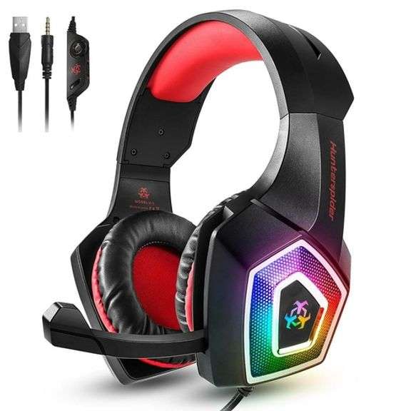 LED Gaming Headset with Mic