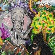 Serenity of the Wildlife (Yellow) by Fazzino, Charles