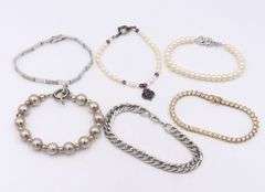 Lot of Vintage 925 Sterling Silver Bracelets