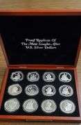 12 Fabulous 1 oz Replicas of Rarest US Silver Dollars in pure .999 fine silver