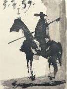 Very Collectible Pablo Picasso Lithograph from Toros y Toreros Circa 1961