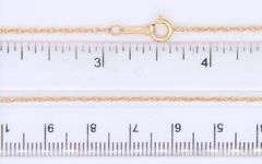 Elegant Yellow Gold Chain Necklace