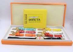 Invicta Lupah Watch with Extra Multi Color Straps