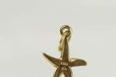 14K Yellow Gold 3D Sea Star Fish Ocean Animal Marine Charm/Pendant