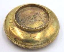 Set of 2 Vintage Solid Brass Ashtray