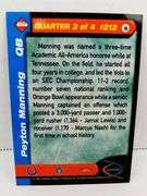 Peyton Manning 1998 Collector's Edge Football Card