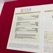 CERTIFIED BRAND NEW 14K WHITE GOLD AND DIAMOND BANGLE BRACELET