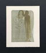 Very Collectible Salvador Dali Woodblock from The Divince Comedy Suite Circa 1964