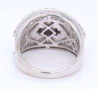 Dazzling White Gold Baguette and Invisible Set Diamond Band
