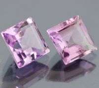 Gorgeous 4.65ct Brazilian pink Amethyst pair