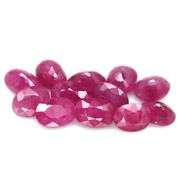 Heated only! 13.45ct violet red Ruby set