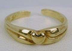 10K Yellow Gold Toe Ring
