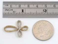 Nicely Styled Modern Diamond Cross