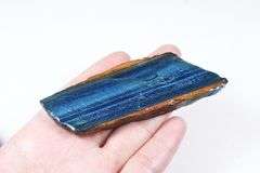Mezmerizing 205ct uncut BLUE TIGERS EYE!!