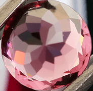 Ravishing 1.03ct rich violet pink Rhodolite Garnet solitaire