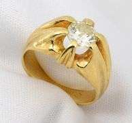 Stylish 1 Ct. Diamond Unisex Ring