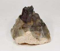 Large 615ct natural Amethyst in matrix