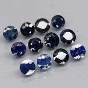 Natural 6.03ct blue Sapphire set with multiple hues