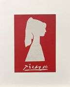 Rare Pablo Picasso Offset Lithograph from Silhoutte