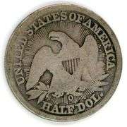 1853-O Liberty Seated Silver Half Dollar