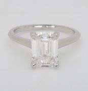 Certified Emerald Cut Diamond Solitaire