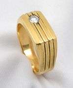 Nicely Designed Man's 1/4 Ct. Diamond Ring