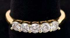 Astounding 18K Yellow Gold Diamond Ring