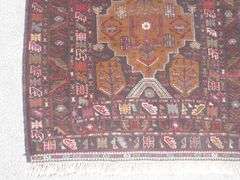 Handmade Persian Balouch 3.8x6.4